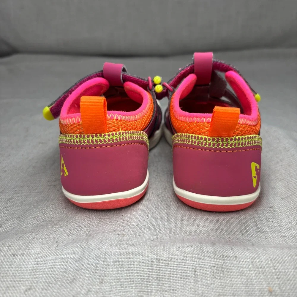 PLAE Sam 2.0 Sandals Fuchsia Pink Orange Fisherman Active Water Shoes Size 10.5
